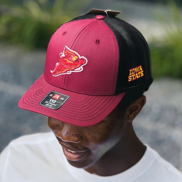 Richardson Punching Cy Cardinal Adjustable Snapback Hat front